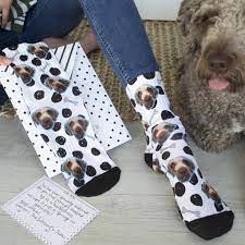 The perfect gift for pet lovers. Personalised Dog Pet Photo Socks By Solesmith Notonthehighstreet Com