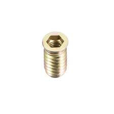 Installing a 3/8 x 5 (five inches) galvanized wedge anchor. Binifimux 50pcs 1 4 20 Threaded Inserts Wood Nutsert Screw In Nut Fastener Connector For Table Desk Bed Furniture 17mm Length