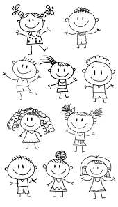 10 Pack Stick Figures Svg File Stick Boy Clipart Stick Girl Png Stick People Vectors Jpeg Stick People Children For Cricut Stick Figure Drawing Art Drawings For Kids Easy Doodle Art