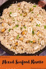 Mixed Seafood Risotto Recipe In 2020 Seafood Risotto Seafood Mix Frozen Seafood Mix Recipes