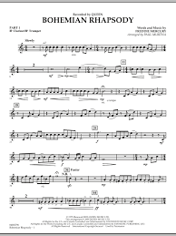 Level not defined (to evaluate) (0) beginner (1) easy (0) intermediate (0) avanced (0) expert (0). Paul Murtha Bohemian Rhapsody Pt 1 Bb Clarinet Bb Trumpet Sheet Music Download Pdf Score 272686