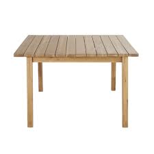 Quadratischer Ausziehbarer Gartentisch Aus Massivem Akazienholz Fur 6 8 Personen L120 160 Garda Maisons Du Monde Tuintafels Meubels Mond