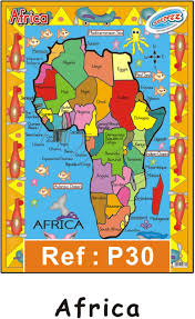 classroom poster of africa