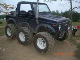 Amazing Suzuki Samurai Six Wheeler For Sale On Craigslist Suzuki Samurai Big Boy Toys Suzuki