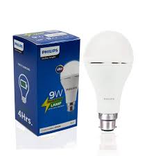 A localized version is available for you. Buy Philips Inverter Bulb 9 Watt Rechargeable Emergency Led Bulb For Home Cool Daylight Base B22 2 Free Eveready Batteries Online At Low Prices In India Amazon In