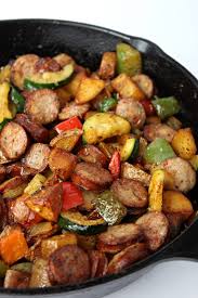 Chicken Sausage And Vegetable Skillet Love To Be In The Kitchen We guarantee that the whole family with love this super easy chicken, salsa, and tortilla bake. chicken sausage and vegetable skillet