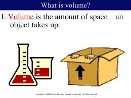 Volume is a way of measuring how much space something takes up. Exams And Me Volume