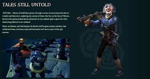 In addition to tale books, players will acquire various quest items during tall tales that help them progress in the story or solve puzzles. Sea Of Thieves Campaign Storymode Tall Tales Shores Of Gold Trailer Released Resetera