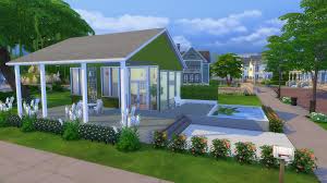 Tier 2 tiny home • lot price: Modern Green Tiny House Tour Sims Legacy Challenge House Plans 158326