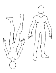 If the 'download' 'print' buttons don't work, reload this page by f5 or command+r. Human Body Template Coloring Pages Coloring Sky
