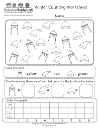 Kindergarten Winter Counting Worksheet Counting Worksheets For Kindergarten Counting Worksheets Kindergarten Worksheets