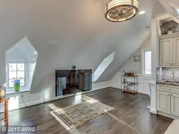 Traditional Attic With Gadko Gadko Flat Tv Ceiling Mount Adjustable Pole Angle 32 55 Tilt Ceiling Tv Attic Living Rooms Attic Bedroom Ideas Angled Ceilings
