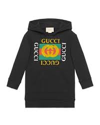 Gucci Hooded Sweatshirt Dress W Vintage Logo Size 4 10 Hooded Sweatshirt Dress Sweatshirt Dress Sweatshirts