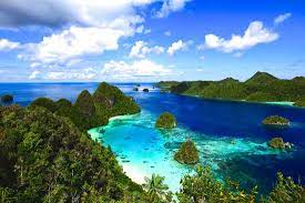 Laut seram dan perairan lepas yang. Wonderful Wisata Pantai Gambar Kepulauan Raja Ampat Papua Kembar Pro