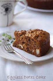 Eggless Date Cake Recipe Perfect Christmas Cake Alternative Recipe Eggless Dates Cake Recipe Cake Recipes Date Cake