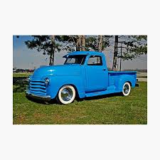 Image result for Brockway Light Blue 1950 Truck