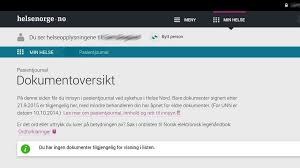 På helsenorge.no finner du flere ulike tjenester relatert til din helse, som for eksempel informasjon om resepter, egenandeler og kjernejournal. Na Kan Du Enkelt Sjekke Hva Legen Skriver Om Deg Altaposten No