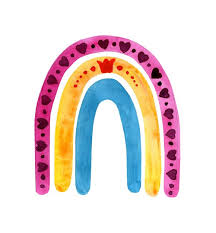 See more ideas about yellow aesthetic, yellow, pink yellow. Premium Photo Watercolor Painting Cute Childish Rainbow With Flowers Pink Yellow Blue Weather Doodle Baby