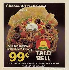 Pin By Markas Flood On Vintage Famous Fast Food Ads Taco Bell Retro Ads Vintage Ads