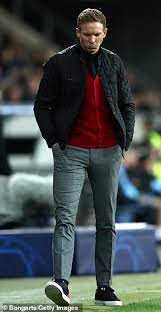 Last modified on tue 27 apr 2021 17.14 edt julian nagelsmann will take over at bayern munich from 1 july in a deal that makes him the bundesliga's most expensive manager, with rb leipzig. Julian Nagelsmann Vs Pep Guardiola It S A Fashion Faux Pas For The Hoffenheim Boss Daily Mail Online