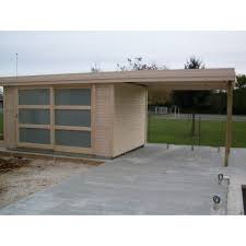 Cabanon De Jardin Toit Plat Deco Maison Design Abri De Jardin Cabanon De Jardin Carport Bois