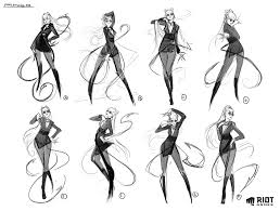 Anime running pose torso drawing. K Da The Baddest Pose Study Sketches By Shawn Ignatius Tan Evelynnmains