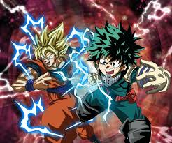 Goku Midoriya Kingdom Hearts Anime Anime Crossover Dragon Ball Artwork