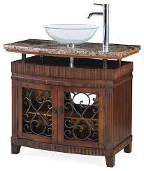Vessel sink cabinets manufacturers directory ☆ 3 million global importers and exporters ☆ vessel sink manufacturers, exporters, suppliers, factories and distributors related to vessel sink cabinets. In Stock 36 Artturi Vessel Sink Brown Bathroom Vanity Mediterranean Bathroom Vanities And Sink Consoles By Chans Furniture Houzz