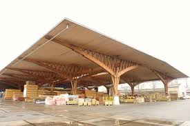 Berlin Spandau Cobertizo De Madera Holzarchitektur Architektur Dachstuhl Design