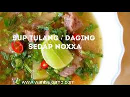 Cara Masak Sup Tulang Simple Dan Sedap Guna Periuk Noxxa Youtube