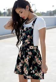 Floral Print Overall Dress Forever 21 2002246431 F21crush Fashion Outfits Overall Dress Fashion