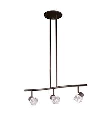Kendal Lighting Hpf1000 3l Orb Nova 3 Light Oil Rubbed Bronze Rail Lighting Ceiling Light