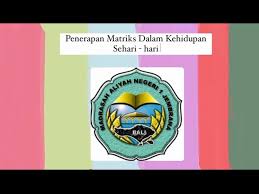 Check spelling or type a new query. Penerapan Matriks I Youtube