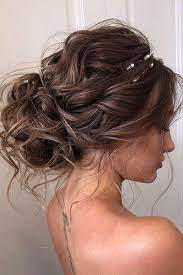 5 romantic curly hairstyles for wedding hair 2018 messy updo long styles bridal black braid from the 70s