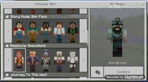 Minecraft has a free android version available for download in the play store. Minecraft Pe All Skins Unlocked Mod Apk Version 0 16 0 5 Youtube