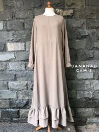 Harga ecer rp 238.000 harga reseler rp 228.000 harga grosir rp 223.000 maxi rubiah linen lapis furing, busui + khimar ceruty premium 2 layer pergelangan tangan teromprt karet wudhu. 8 Ide Bananah Gamis Baju Muslim Model Kerah