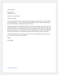 Can you transfer a home improvement license to another person. Deed Transfer Letter Sample Template Word Excel Templates