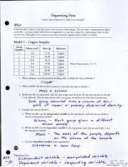 Worksheets are collecting and organizing data, organizing data with excel Pogil Organizing Data Key Organizing Data How Is Data Displayed To Make It Meaningal Why Scientists Rely On Data To Describe Nature And Uncover Course Hero