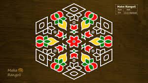 Sankranthi Muggulu With 21x11 Interlaced Dots Pongal Kolam Chukkala Muggulu Youtube Rangoli Designs With Dots Colorful Rangoli Designs Rangoli With Dots Noothana samvathsara muggulu mariyu rangoli designs. rangoli designs with dots