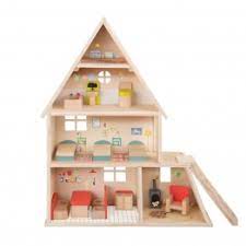 En jouant dans un monde imaginaire, les enfants s'entraînent à être adultes : Maison De Poupee En Bois Personnages Accessoires