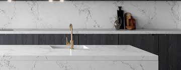 Dark, almost black veins traverse the countertop to create an interplay between darkness and. Caesarstone Empira White Quartz Worktops Net