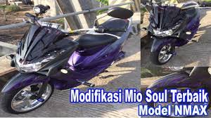 Modifikasi mio soul gt 2019 modif motor 2019. Modifikasi Mio Soul Terbaik Model Nmax Youtube
