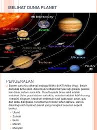Gambar planet di tata surya. Pembentangan Pelajar Planet