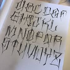 Choose tattoo font · gangsters and tattoos are known to be closely associated to each other. Pin By Aiden Holecek On My Letters Graffiti Lettering Fonts Tattoo Lettering Fonts Lettering Alphabet Fonts