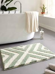 Bath Rugs Black And White Bathroom Rug Amazon Com Desiderare Thick Fluffy Boho Bathroom Rug 31 X 19 Luxury Microfiber Bath Mat Bath Rugs For Bathroo In 2020 White Bathroom Rug Bath Rugs Boho Bathroom