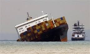 when logistics goes bad: sinking cargo
