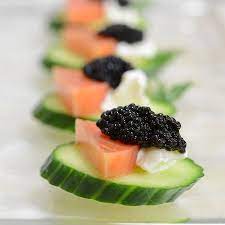 Summary summary (text) medline pmcid list. Smoked Salmon And Caviar Cucumber Canapes Recipe Gourmet Food Store