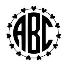Circle Monogram Font Free Use Our Free Online Monogram Generator Or Download The Font 68 Design Circle Monogram Font Circle Monogram Font Free Monogram Maker