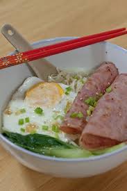 Hong Kong Style Instant Noodles With Ham Egg Food Instant Noodle Noodles