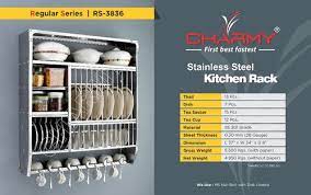 Check spelling or type a new query. Stainless Steel Wall Mounted Charmy Ss Sheet Kitchen Storage Rack Rds 3836 For Home Size 36x34 Id 19961967497